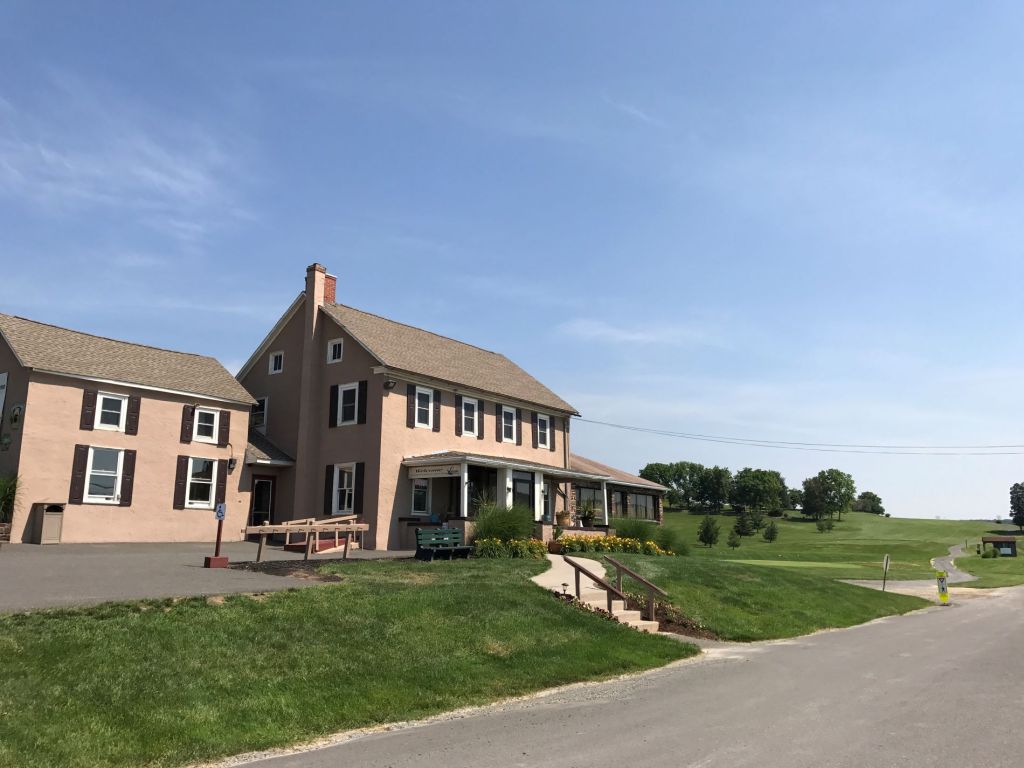 Golf course clubhouse